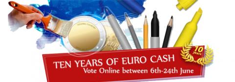Votación online del mejor diseño 2 Euro 2012 conmemorativos Diez años del Euro