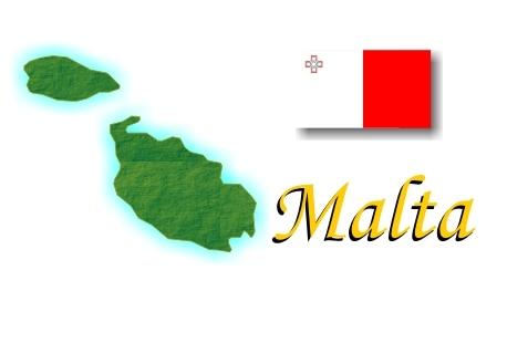 Mapa y Bandera de Malta