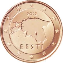 1 Euro Cent Estonia 2012